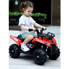 Детский квадроцикл Bambi M 6297ERL-2 черный с мягким сиденьем фото 21