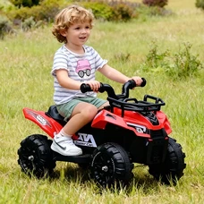 Детский квадроцикл Bambi M 6297ERL-2 черный с мягким сиденьем фото 41