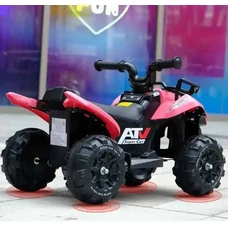 Детский квадроцикл Bambi M 6297ERL-8 розовый с мягким сиденьем фото 14