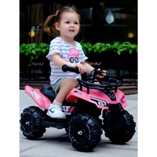 Детский квадроцикл Bambi M 6297ERL-8 розовый с мягким сиденьем фото 41