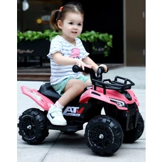 Детский квадроцикл Bambi M 6297ERL-8 розовый с мягким сиденьем фото 71