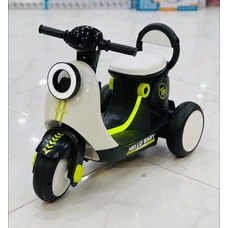 Детский мотоцикл M 6298BR-1 белый скутер с пультом управления фото 14