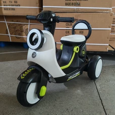 Детский мотоцикл M 6298BR-1 белый скутер с пультом управления фото 37