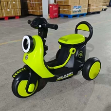 Детский мотоцикл M 6298BR-5 зеленый скутер с пультом управления фото 14