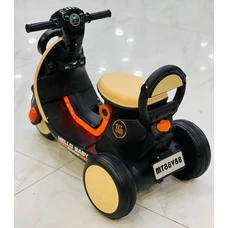 Детский мотоцикл M 6298BR-13 бежевый скутер с пультом управления фото 37