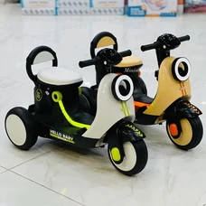 Детский мотоцикл M 6298BR-13 бежевый скутер с пультом управления фото 54