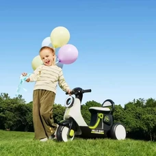 Детский мотоцикл M 6298BR-13 бежевый скутер с пультом управления фото 63