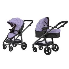 Коляска для куклы Carrello Ultra 9696 Purple фиолетовая с сумочкой фото 21