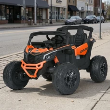 Детский электромобиль багги M 5099EBLR-7(24V) оранжевый четыре моторами по 200W