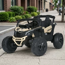 Детский электромобиль багги M 5099EBLR-RS(24V) бежевый четыре моторами по 200W