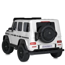 Двухместный детский электромобиль M 5880EBLR-1(24V) белый Mercedes с четырьмя моторами фото 15