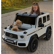 Двухместный детский электромобиль M 5880EBLR-1(24V) белый Mercedes с четырьмя моторами фото 37