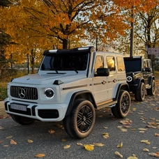 Двухместный детский электромобиль M 5880EBLR-1(24V) белый Mercedes с четырьмя моторами фото 54