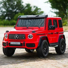 Двухместный детский электромобиль M 5880EBLR-3(24V) красный Mercedes с четырьмя моторами