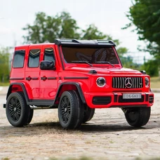 Двухместный детский электромобиль M 5880EBLR-3(24V) красный Mercedes с четырьмя моторами фото 21