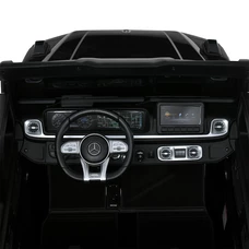 Двухместный детский электромобиль джип M 5880EBLRS-2(24V) черный Mercedes в автопокраске фото 63