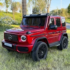 Двухместный детский электромобиль джип M 5880EBLRS-3(24V) красный Mercedes в автопокраске
