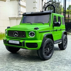 Двухместный детский электромобиль джип M 5880EBLRS-5(24V) зеленый Mercedes в автопокраске