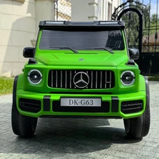 Двухместный детский электромобиль джип M 5880EBLRS-5(24V) зеленый Mercedes в автопокраске фото 14