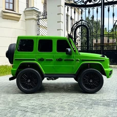 Двухместный детский электромобиль джип M 5880EBLRS-5(24V) зеленый Mercedes в автопокраске фото 54