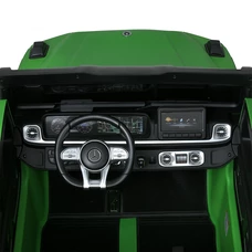 Двухместный детский электромобиль джип M 5880EBLRS-5(24V) зеленый Mercedes в автопокраске фото 86