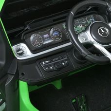 Двухместный детский электромобиль джип M 5880EBLRS-5(24V) зеленый Mercedes в автопокраске фото 92