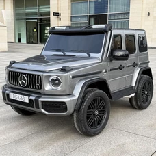 Двухместный детский электромобиль джип M 5880EBLRS-11(24V) серый Mercedes в автопокраске