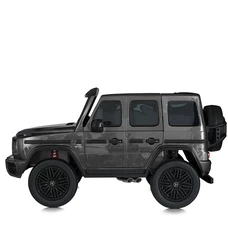 Двухместный детский электромобиль джип M 5880EBLRS-11(24V) серый Mercedes в автопокраске фото 15