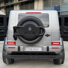 Двухместный детский электромобиль джип M 5880EBLRS-11(24V) серый Mercedes в автопокраске фото 21