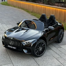Детский электромобиль M 5098EBLRS-2 черный Mercedes в автопокраске