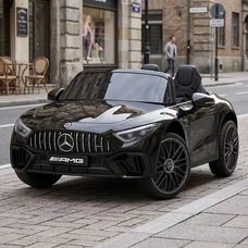 Детский электромобиль M 5098EBLRS-2 черный Mercedes в автопокраске фото 21