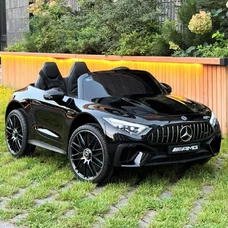 Детский электромобиль M 5098EBLRS-2 черный Mercedes в автопокраске фото 41