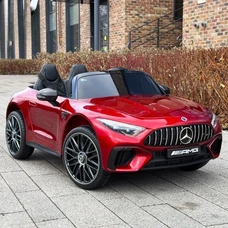 Детский электромобиль M 5098EBLRS-3 красный Mercedes в автопокраске