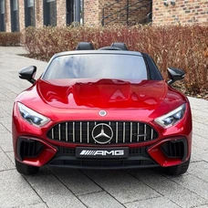 Детский электромобиль M 5098EBLRS-3 красный Mercedes в автопокраске фото 14