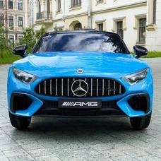 Детский электромобиль M 5098EBLRS-4 синий Mercedes в автопокраске фото 14