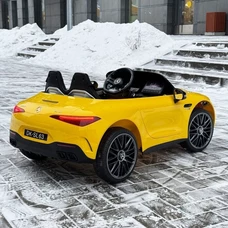 Детский электромобиль M 5098EBLRS-6 желтый Mercedes в автопокраске фото 21