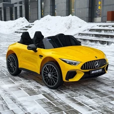 Детский электромобиль M 5098EBLRS-6 желтый Mercedes в автопокраске фото 37
