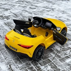 Детский электромобиль M 5098EBLRS-6 желтый Mercedes в автопокраске фото 41