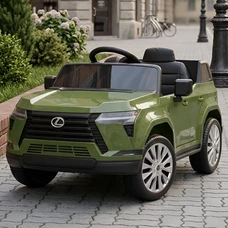 Детский электромобиль M 6301EBLR-5 зеленый Lexus с пультом управления