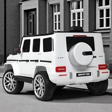 Детский электромобиль джип M 4214EBLR-1 белый Mercedes с EVA колесами фото 21