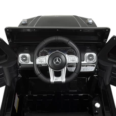 Детский электромобиль джип M 4214EBLR-2 черный Mercedes с EVA колесами фото 31