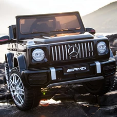 Детский электромобиль джип M 4214EBLR-2 черный Mercedes с EVA колесами фото 71