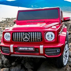 Детский электромобиль джип M 4214EBLR-3 красный Mercedes с EVA колесами фото 21