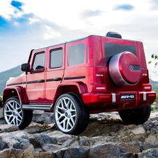 Детский электромобиль джип M 4214EBLR-3 красный Mercedes с EVA колесами фото 37