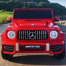 Детский электромобиль джип M 4214EBLR-3 красный Mercedes с EVA колесами фото 41