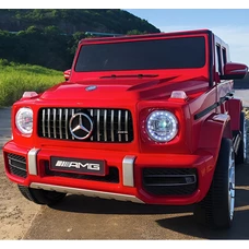 Детский электромобиль джип M 4214EBLR-3 красный Mercedes с EVA колесами фото 54