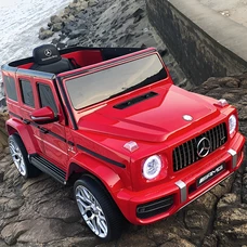 Детский электромобиль джип M 4214EBLR-3 красный Mercedes с EVA колесами фото 63