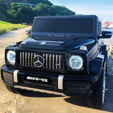 Детский электромобиль джип M 4214EBLRS-2 черный Mercedes в автопокраске фото 63