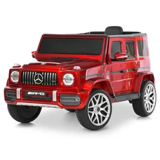 Детский электромобиль джип M 4214EBLRS-3 красный Mercedes в автопокраске фото 54