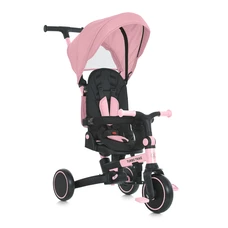 Трехколесный велосипед Turbo Trike MT 1036 pink розовый трансформер с ручкой